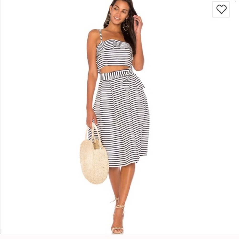 BB Dakota RSVP Striped Crop Top